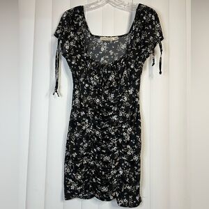 Liberty Love Black Floral Mini Dress